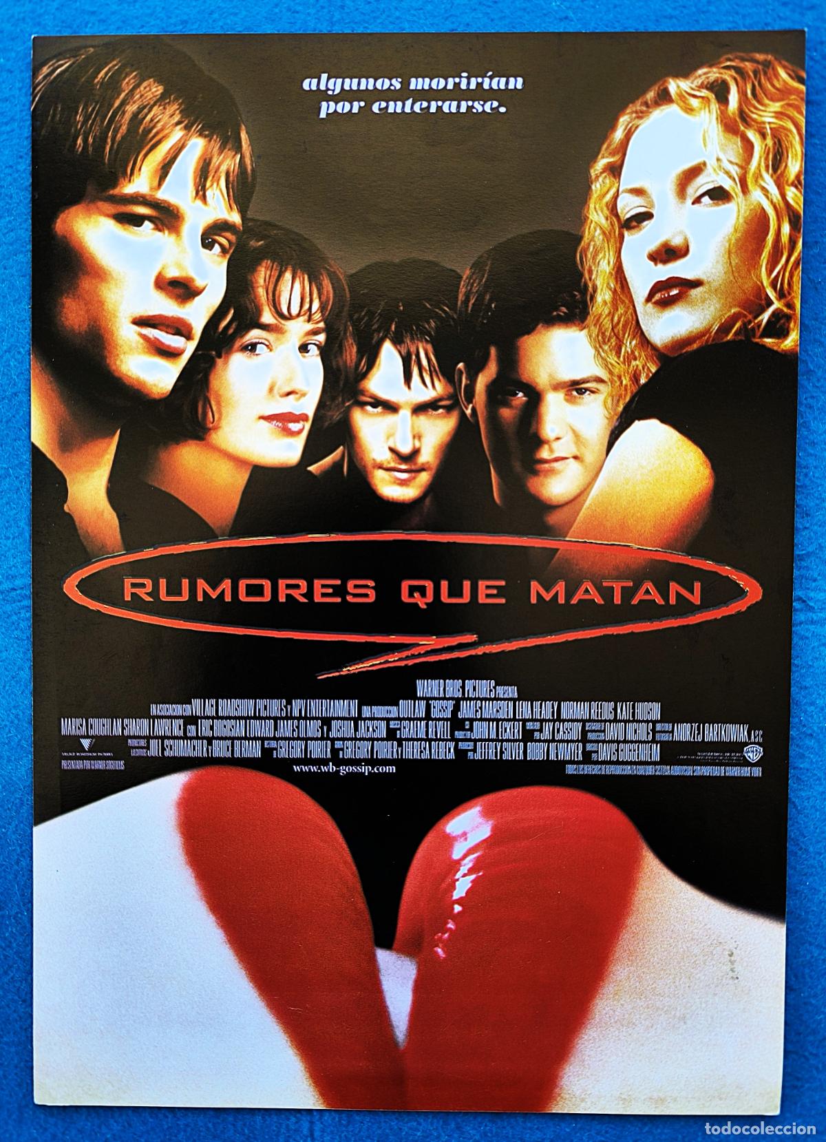 Cinema: RW GUIA PUBLICITARIA CINE RUMORES QUE MATAN JAMES MARSDEN LENA HEADEY G365