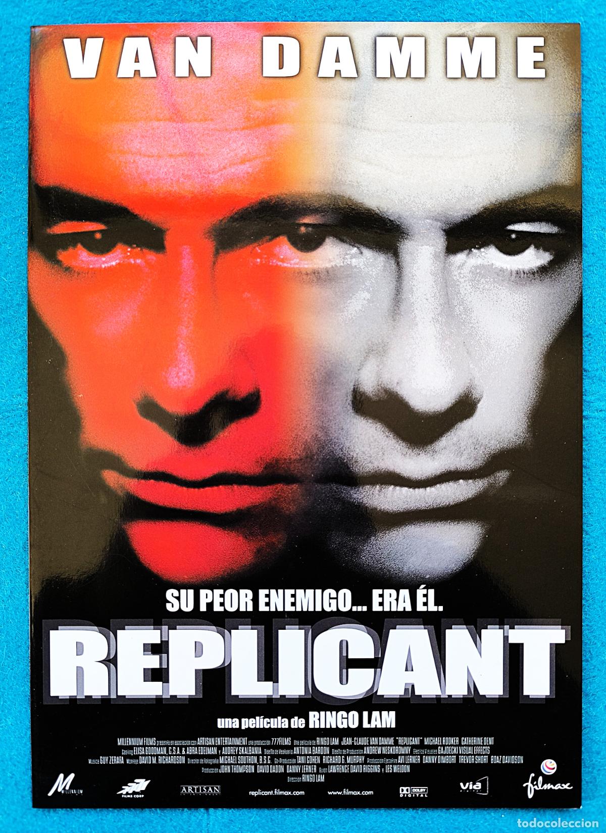Cinema: RW GUIA PUBLICITARIA CINE REPLICANT VAN DAMME FILMAX G378