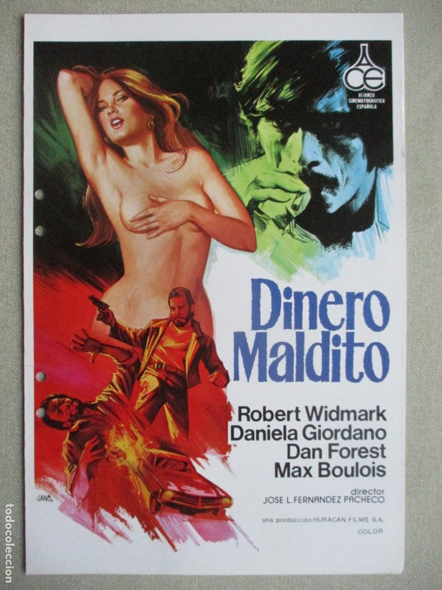 Cine: DINERO MALDITO. (AGUJEROS DE TALADRO). PEDIDO MINIMO EN GUIAS 10 EUROS.
