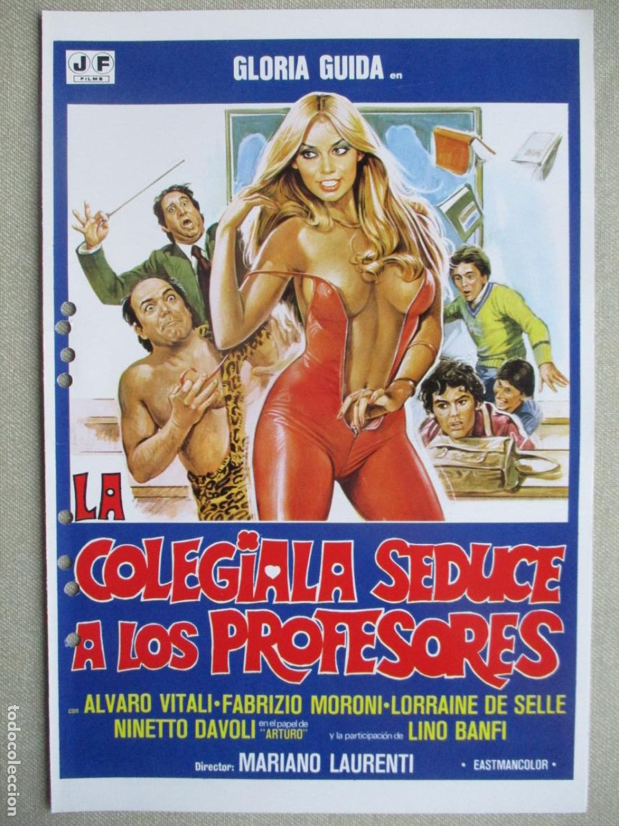 Cin&eacute;ma: LA COLEGIALA SEDUCE A LOS PROFESORES. (AGUJEROS DE TALADRO). PEDIDO MINIMO EN GUIAS 10 EUROS.
