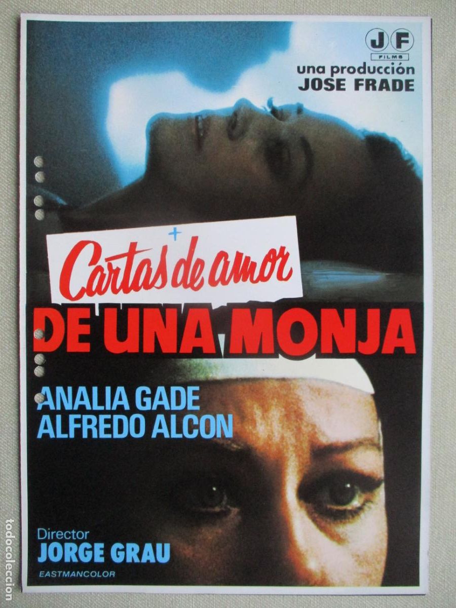 Kino: CARTAS DE AMOR DE UNA MONJA. (AGUJEROS DE TALADRO). PEDIDO MINIMO EN GUIAS 10 EUROS.