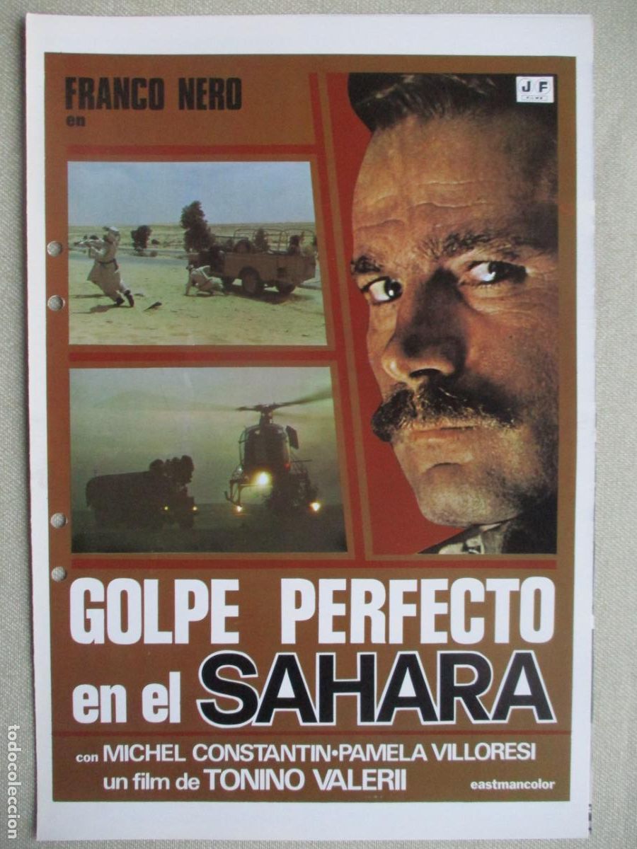 Kino: GOLPE PERFECTO EN EL SAHARA. (AGUJEROS DE TALADRO). PEDIDO MINIMO EN GUIAS 10 EUROS.