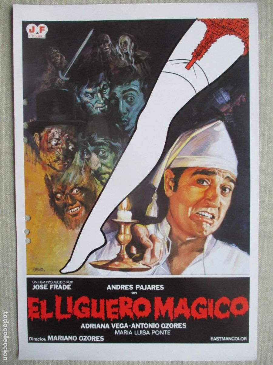 Cine: EL LIGUERO MAGICO. (AGUJEROS DE TALADRO). PEDIDO MINIMO EN GUIAS 10 EUROS.