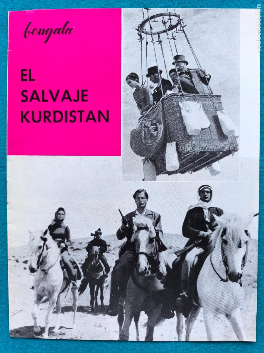 Cine: RW GUIA PUBLICITARIA CINE EL SALVAJE KURDISTAN LEX BARKER MARIE VERSINI BENGALA G573