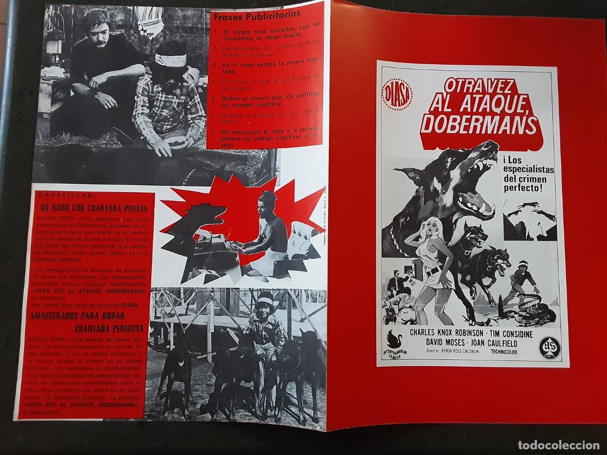 Kino: OTRA VEZ AL ATAQUE, DOBERMANS, CHARLES KNOX ROBINSON, TIM CONSIDINE, DAVID MOSES.