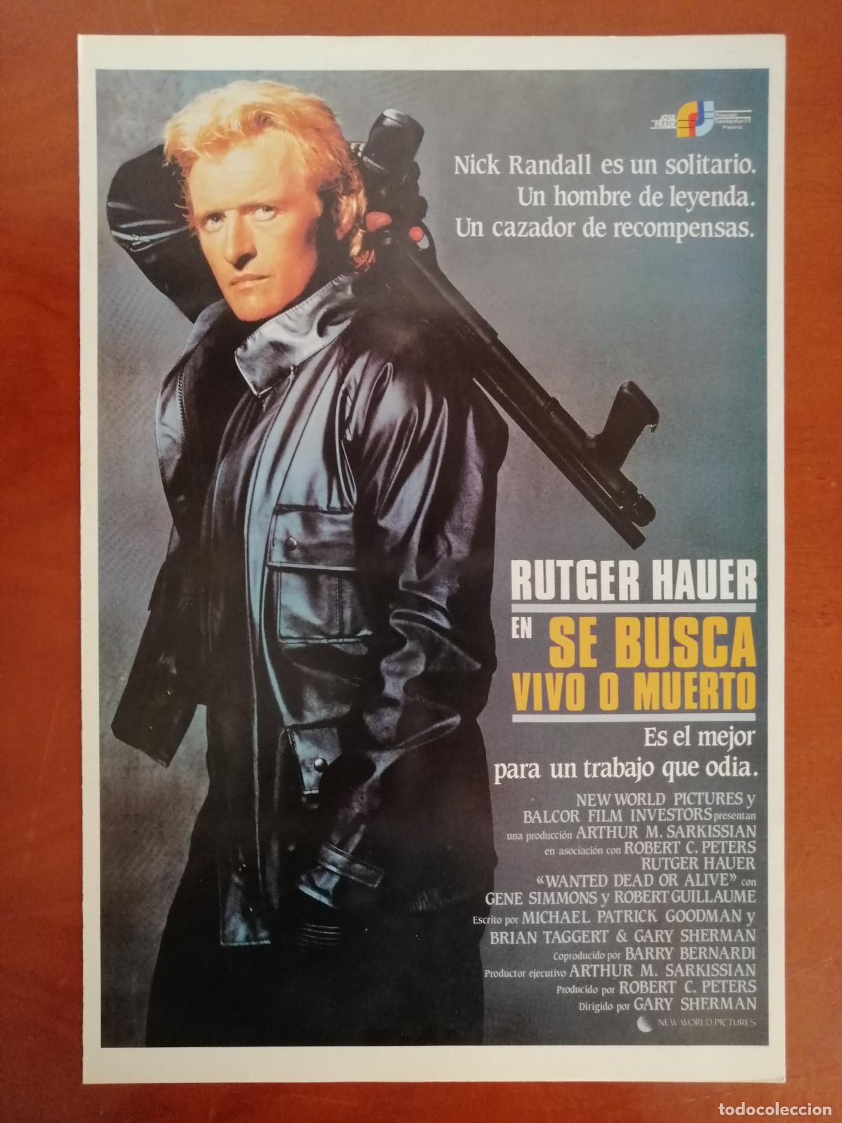 Cinema: G9741 SE BUSCA VIVO O MUERTO-DOBLE