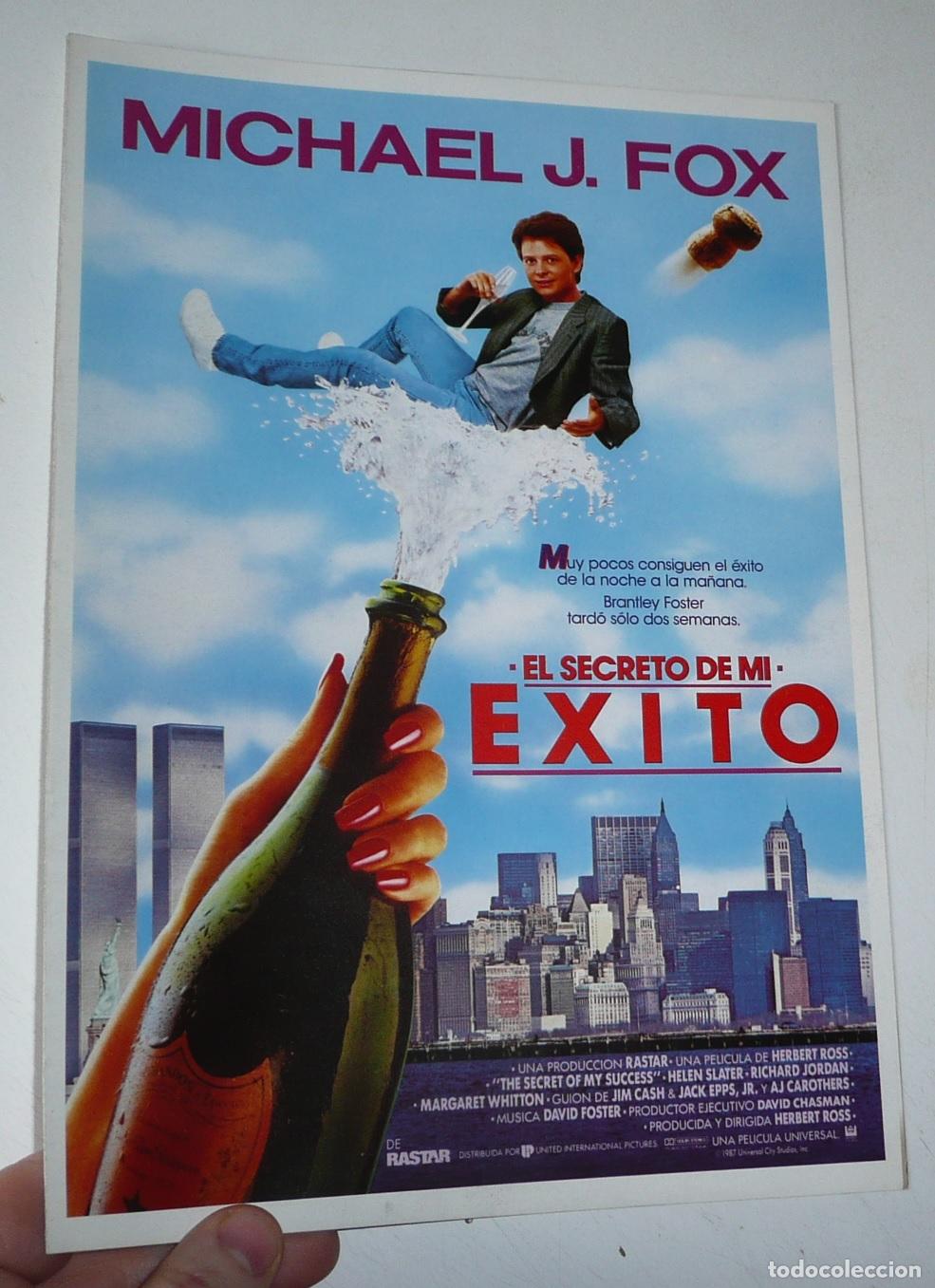 Cinema: El secreto de mi &eacute;xito (Herbert Ross, 1987) Gu&iacute;a de cine. Michael J. Fox, Helen Slater