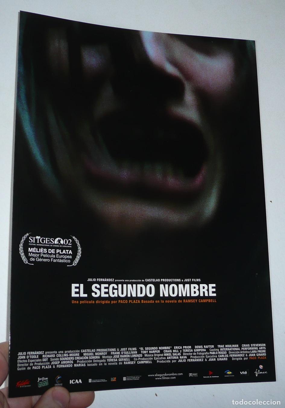 Cinema: El segundo nombre (Paco Plaza, 2002) Gu&iacute;a de cine. Erica Prior, Trae Houlihan, Craig Hill