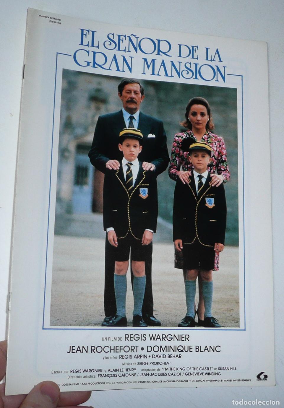 Cinema: El se&ntilde;or de la gran mansi&oacute;n (R&eacute;gis Wargnier, 1988) Gu&iacute;a de cine. Jean Rochefort, Dominique Blanc