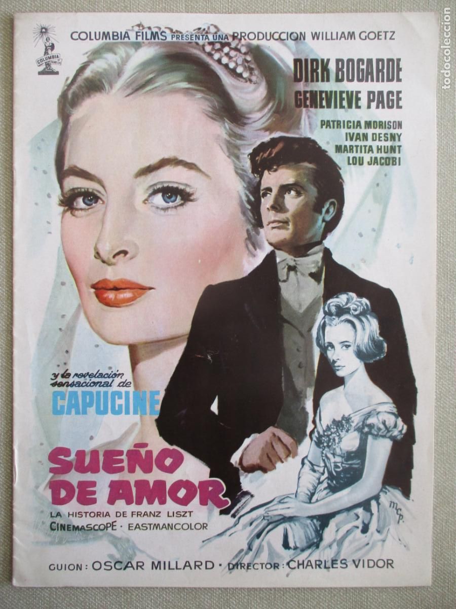 Cinema: SUE&Ntilde;O DE AMOR. GUIA ORIGINAL ESTRENO. PEDIDO MINIMO EN GUIAS 10 EUROS.