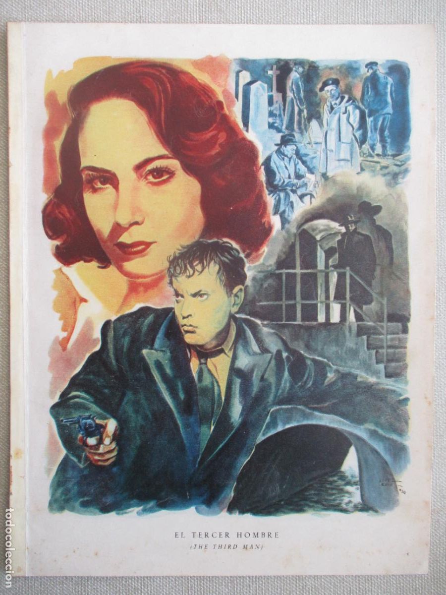 Cinema: EL TERCER HOMBRE. GUIA ORIGINAL ESTRENO. PEDIDO MINIMO EN GUIAS 10 EUROS.
