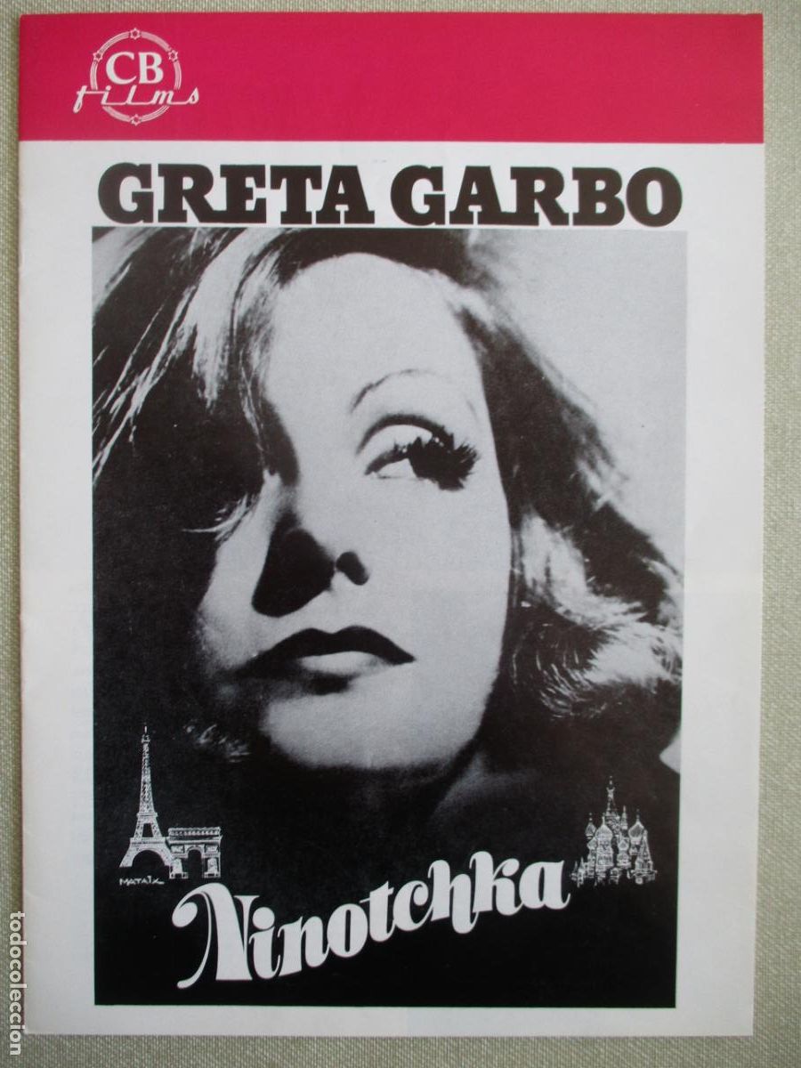 Cinema: NINOTCHKA. GUIA ORIGINAL RE-ESTRENO. PEDIDO MINIMO EN GUIAS 10 EUROS.
