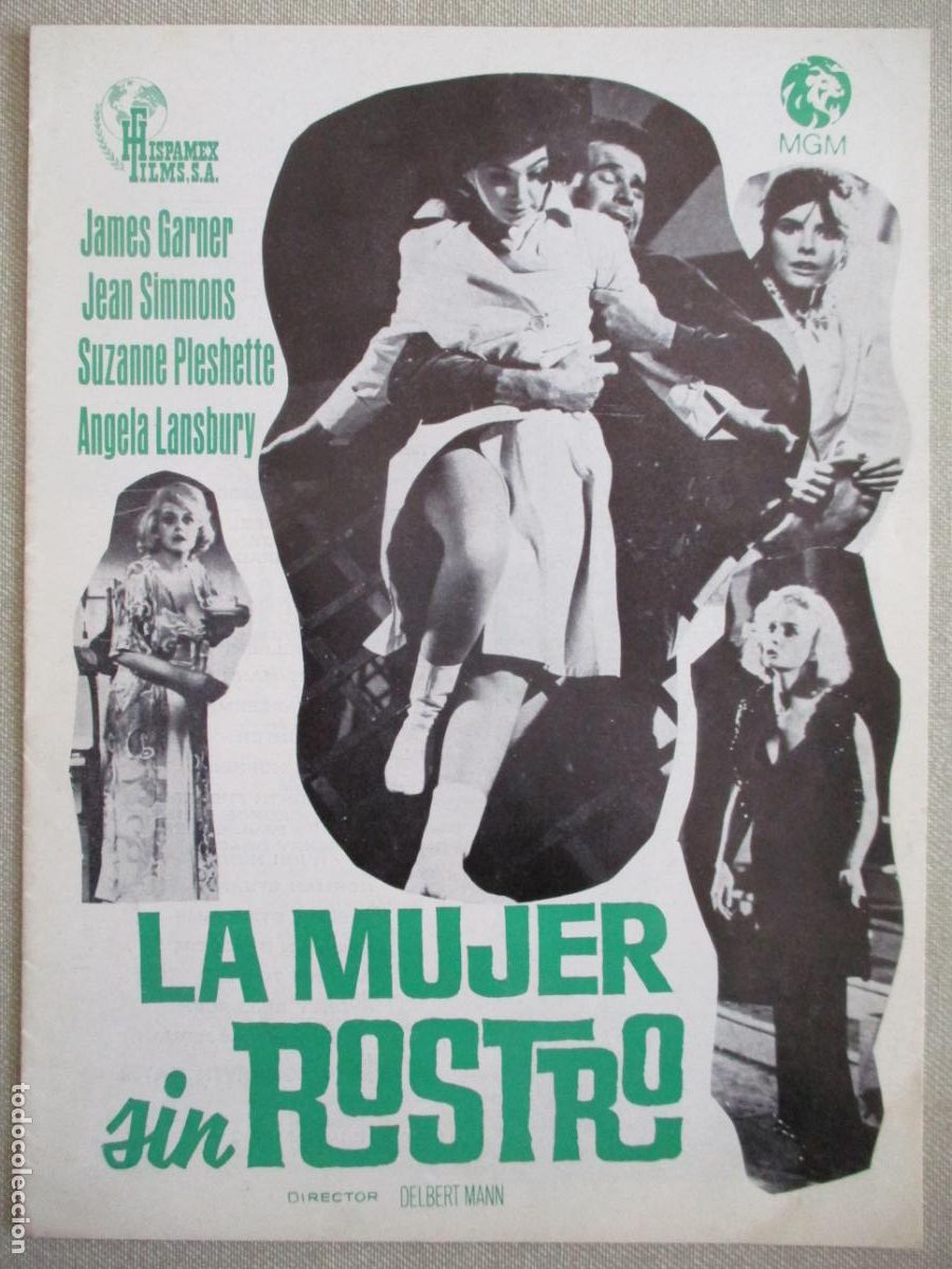 Cinema: LA MUJER SIN ROSTRO. GUIA ORIGINAL ESTRENO. PEDIDO MINIMO EN GUIAS 10 EUROS.