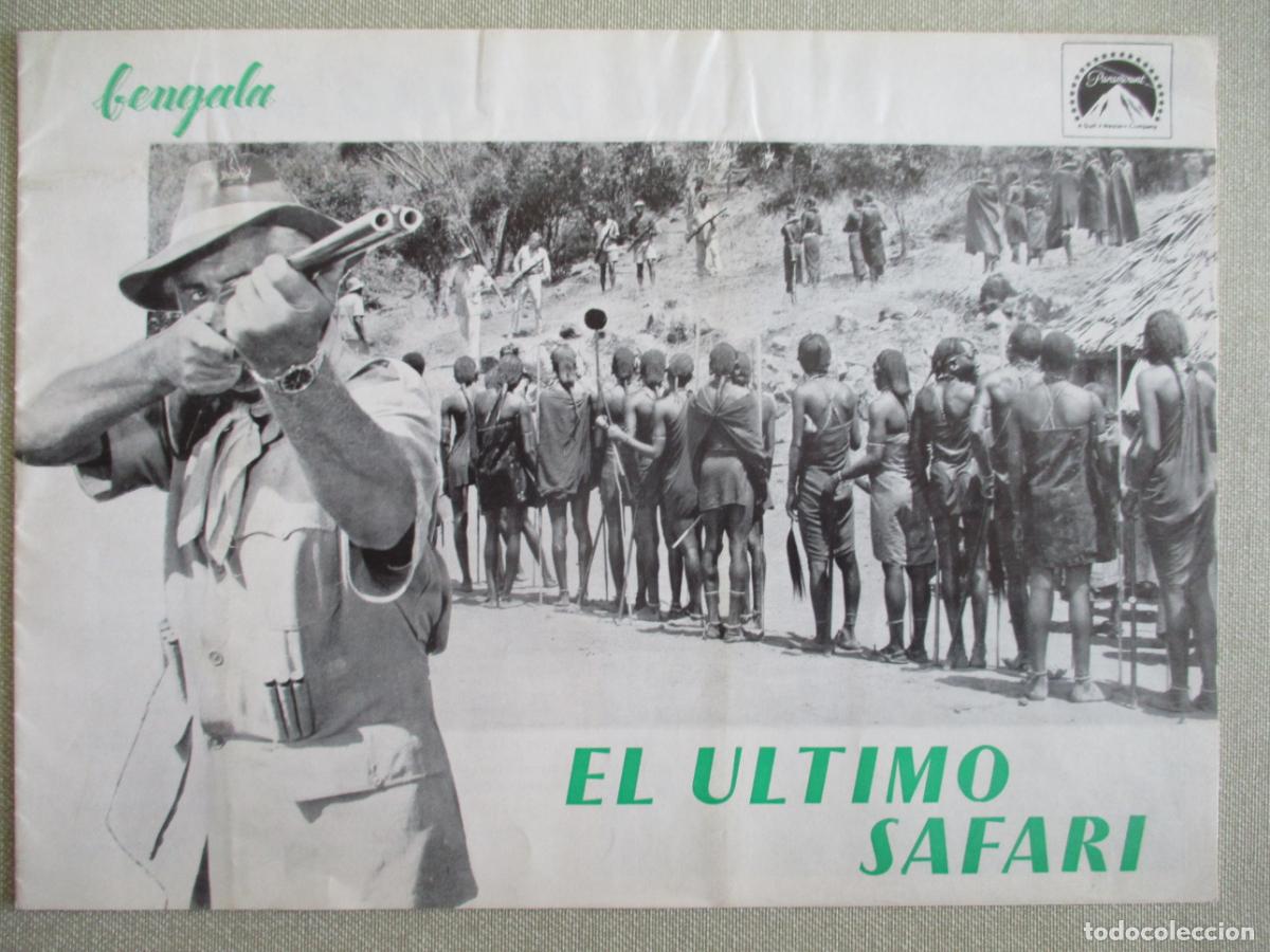 Cinema: EL ULTIMO SAFARI. GUIA ORIGINAL ESTRENO. PEDIDO MINIMO EN GUIAS 10 EUROS.