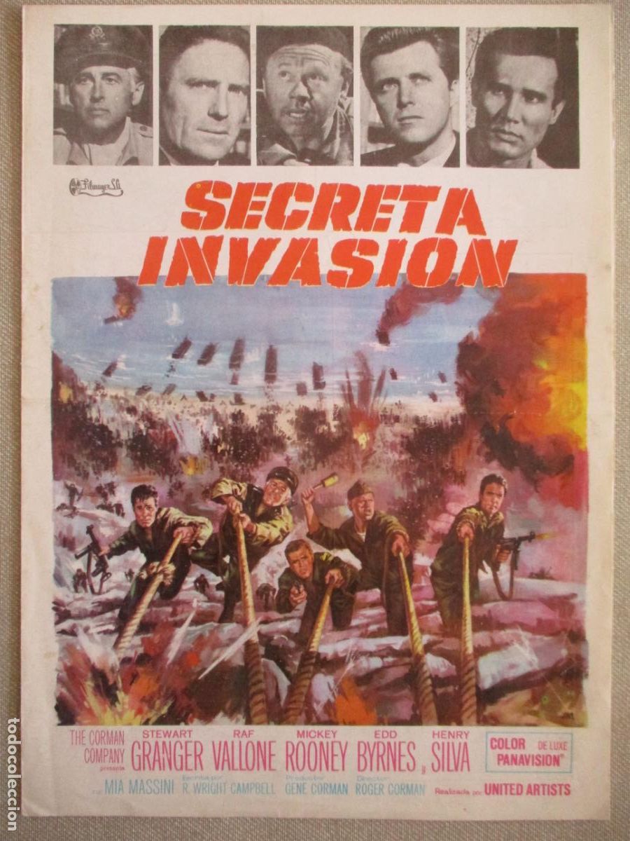 Cinema: SECRETA INVASION. GUIA ORIGINAL ESTRENO. PEDIDO MINIMO EN GUIAS 10 EUROS.