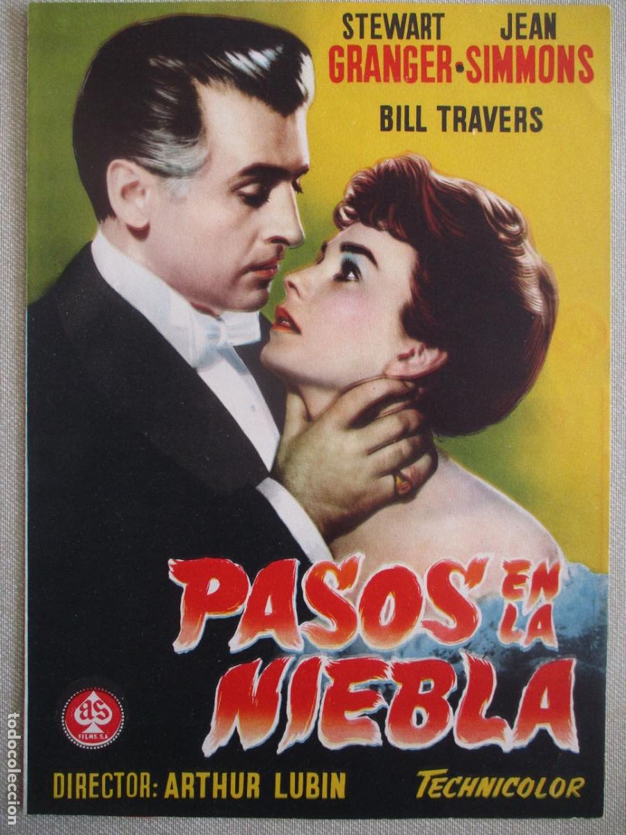 Cinema: PASOS EN LA NIEBLA. GUIA ORIGINAL ESTRENO. PEDIDO MINIMO EN GUIAS 10 EUROS.