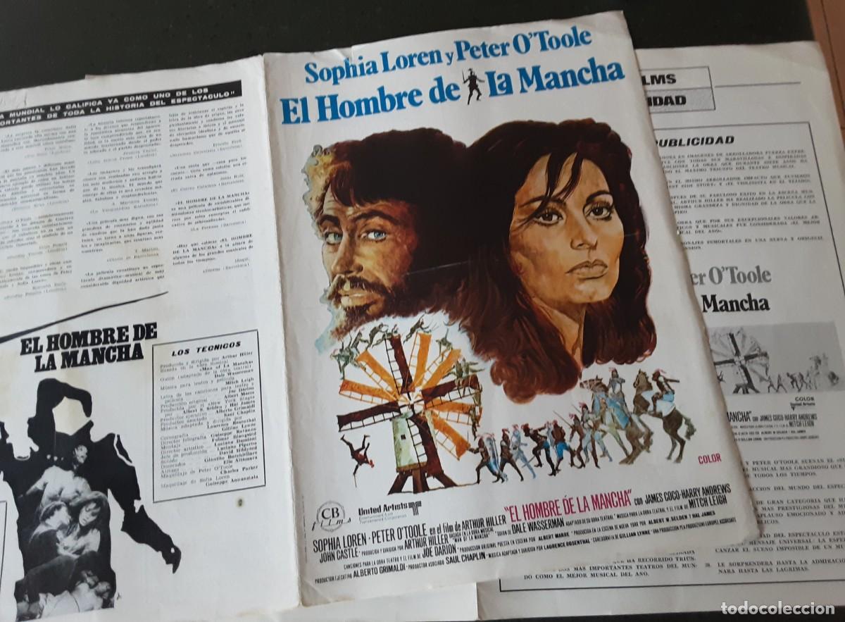 Cinema: EL HOMBRE DE LA MANCHA, SOPHIA LOREN, PETER O'TOOLE.