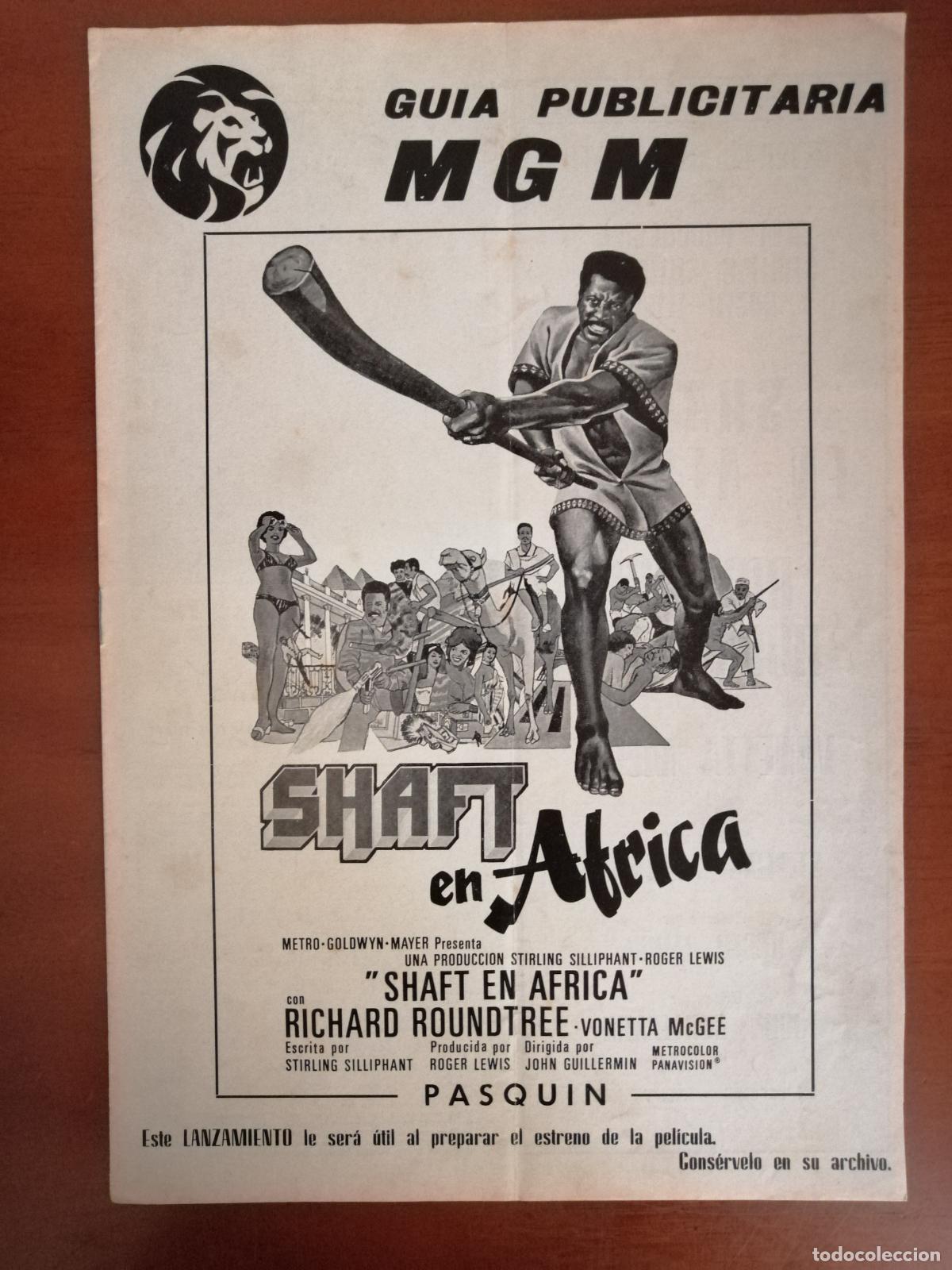Cine: G9835 SHAFT EN AFRICA-LIBRO 8 PAGINAS