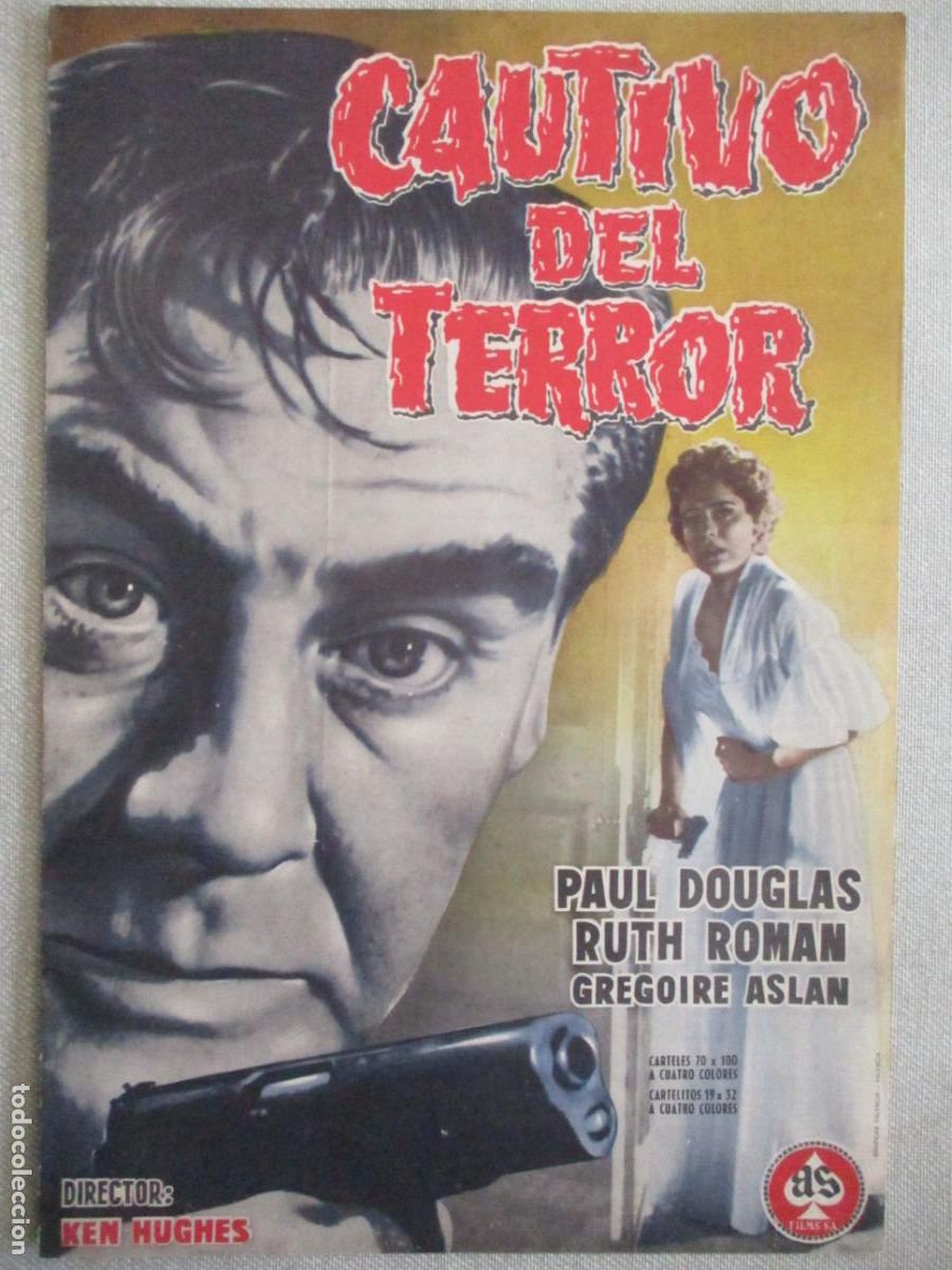 Cinema: CAUTIVO DEL TERROR. GUIA ORIGINAL ESTRENO. PEDIDO MINIMO EN GUIAS 10 EUROS.