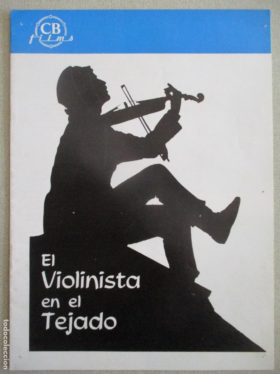 Cinema: EL VIOLINISTA EN EL TEJADO. GUIA ORIGINAL ESTRENO. PEDIDO MINIMO EN GUIAS 10 EUROS.