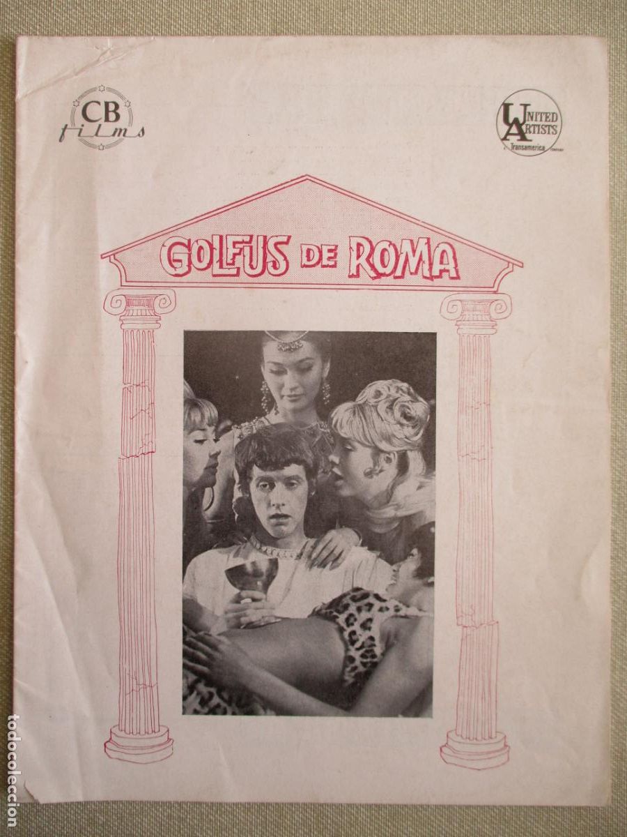 Kino: GOLFUS DE ROMA. GUIA ORIGINAL ESTRENO. PEDIDO MINIMO EN GUIAS 10 EUROS.