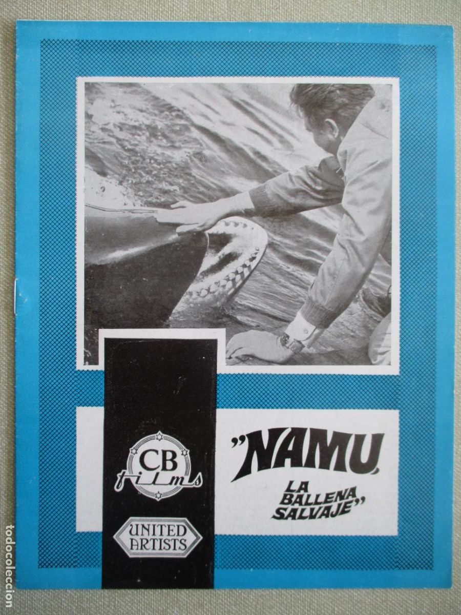 Cinema: NAMU, LA BALLENA SALVAJE. GUIA ORIGINAL ESTRENO. PEDIDO MINIMO EN GUIAS 10 EUROS.