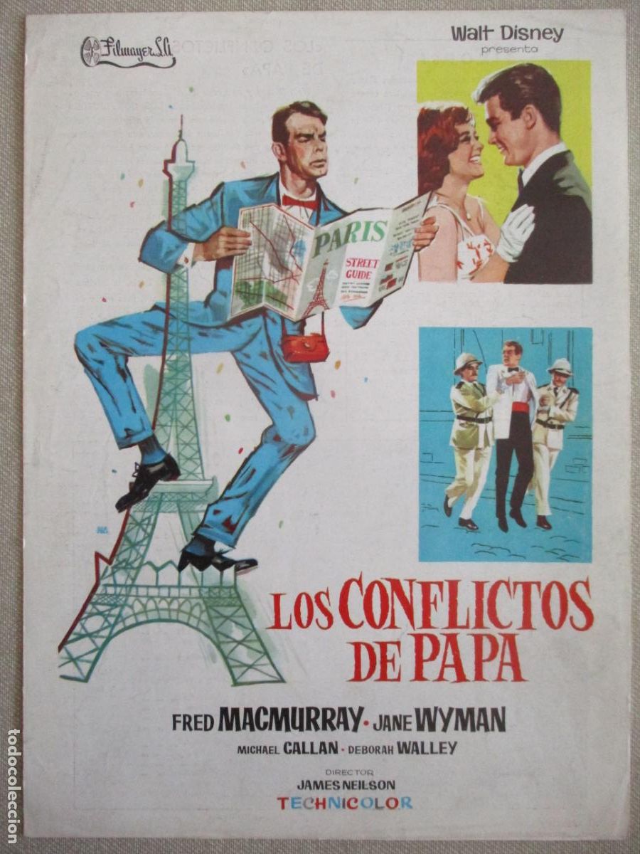 Cine: LOS CONFLICTOS DE PAPA. GUIA ORIGINAL ESTRENO. PEDIDO MINIMO EN GUIAS 10 EUROS.