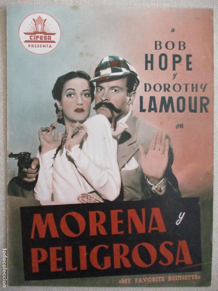 Cine: MORENA Y PELIGROSA. GUIA ORIGINAL ESTRENO. PEDIDO MINIMO EN GUIAS 10 EUROS.