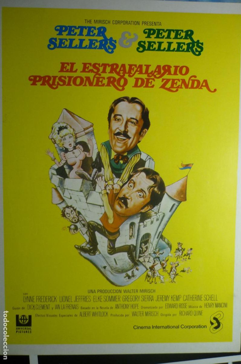 Cin&eacute;ma: GUIA EL ESTRAFALARIO PRISIONERO DE ZENDA - PETER SELLERS