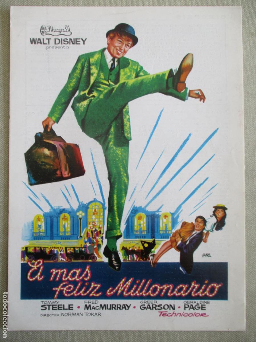 Cin&eacute;ma: EL MAS FELIZ MILLONARIO. GUIA ORIGINAL ESTRENO. PEDIDO MINIMO EN GUIAS 10 EUROS.