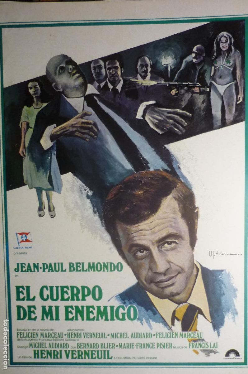 Cin&eacute;ma: GUIA SENCILLA EL CURPO DE MI ENEMIGO ,.JEAN PAUL BELMONDO