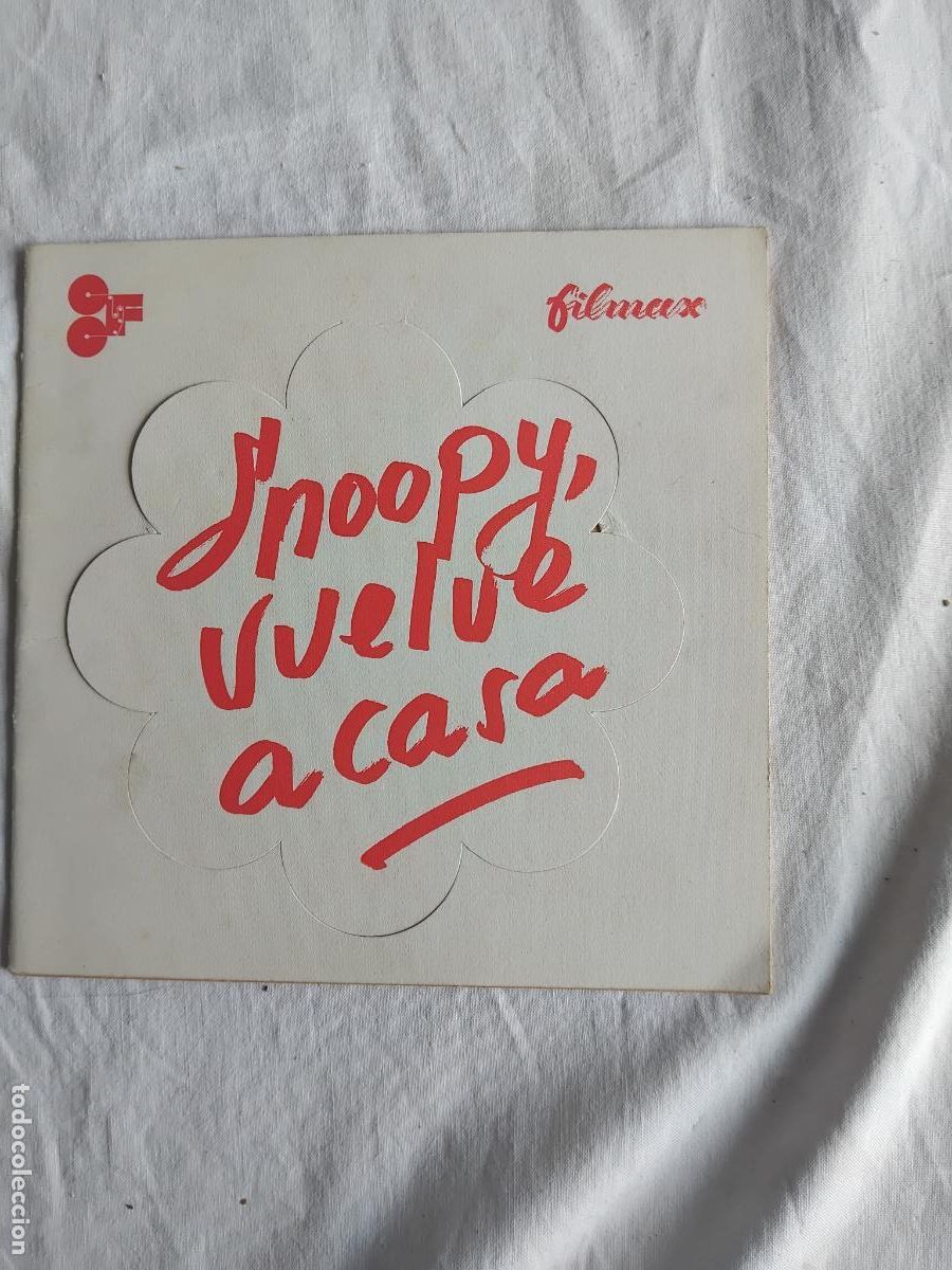 Kino: SNOOPY VUELVE A CASA. GUIA PUBLICITARIA DE LA PELICULA. 1972.