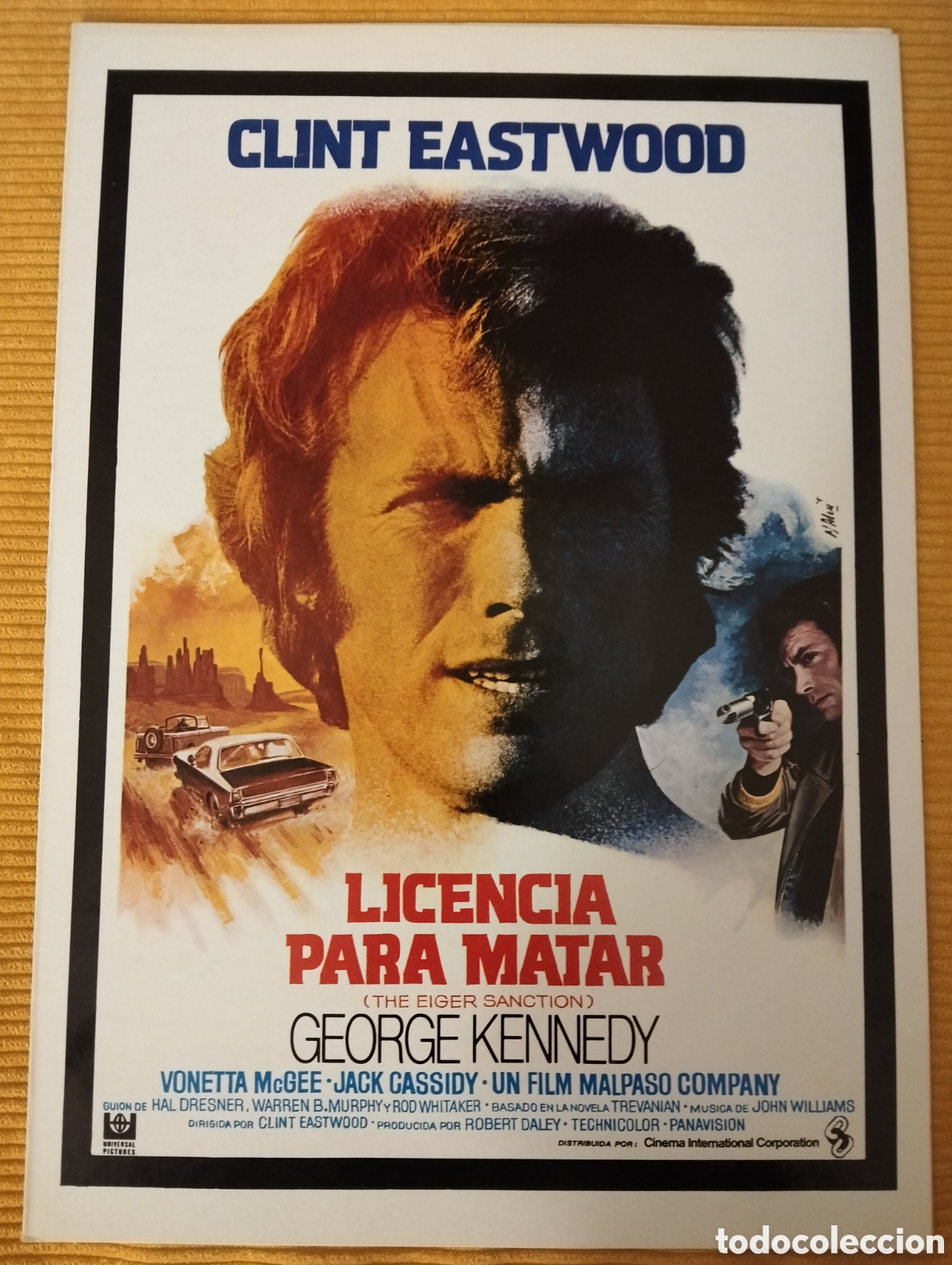Cine: LICENCIA PARA MATAR - CLINT EASTWOOD - GUIA DE CINE ORIGINAL J54