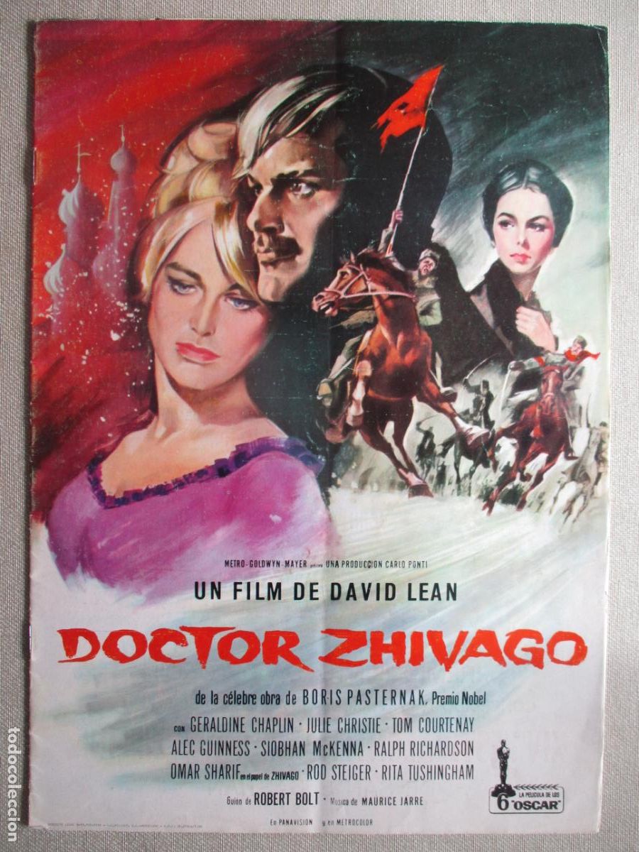 Cinema: DOCTOR ZHIVAGO. GUIA ORIGINAL ESTRENO. PEDIDO MINIMO EN GUIAS 10 EUROS.