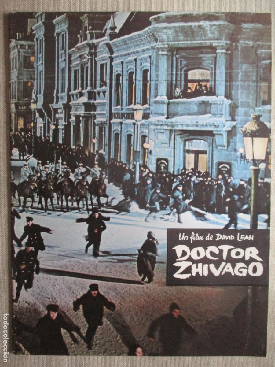 Cinema: DOCTOR ZHIVAGO. GUIA ORIGINAL ESTRENO. PEDIDO MINIMO EN GUIAS 10 EUROS.