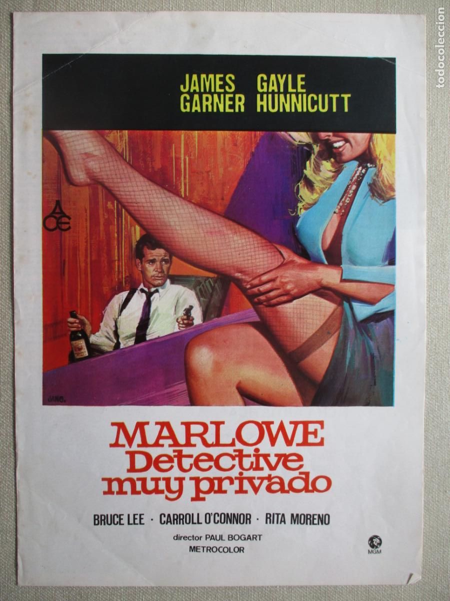 Cine: MARLOWE DETECTIVE MUY PRIVADO. GUIA ORIGINAL ESTRENO. PEDIDO MINIMO EN GUIAS 10 EUROS.