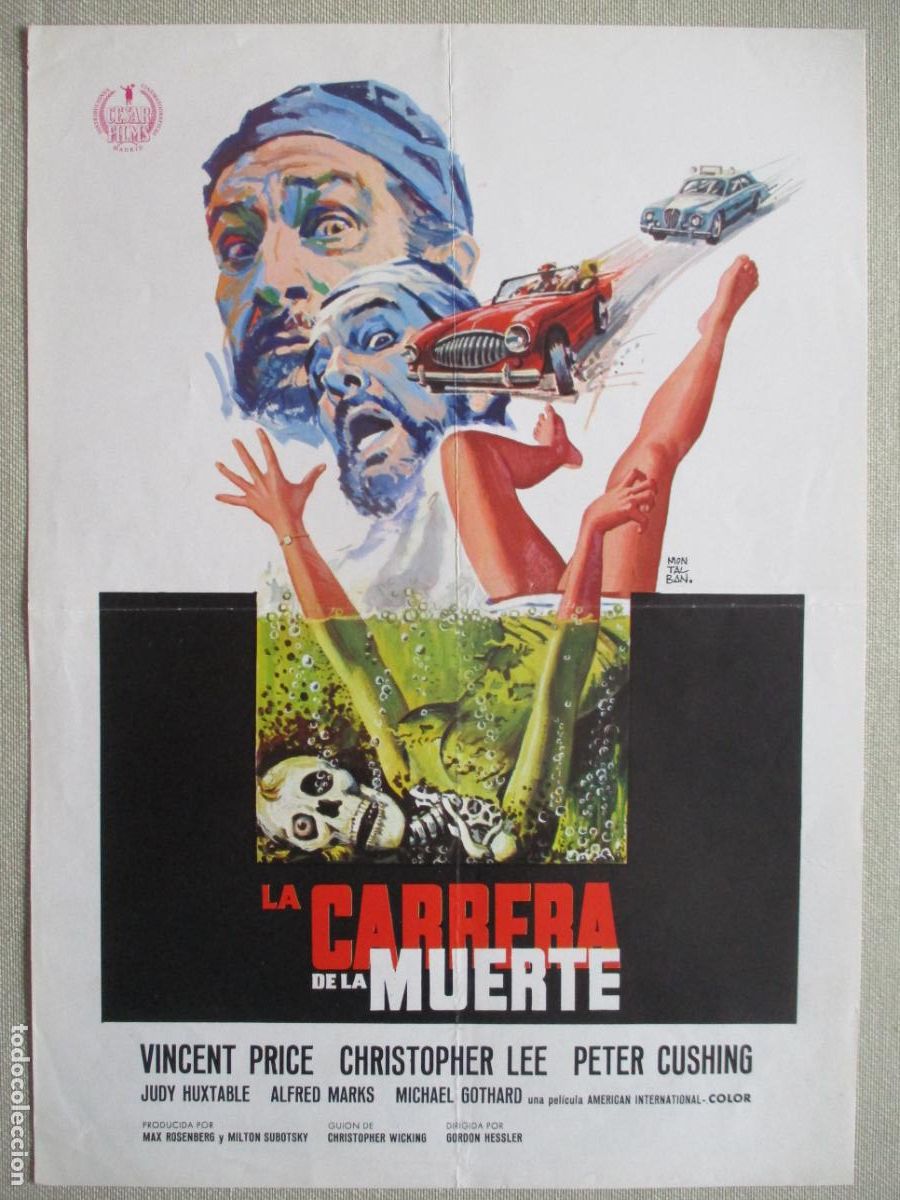 Cinema: LA CARRERA DE LA MUERTE. GUIA ORIGINAL ESTRENO. PEDIDO MINIMO EN GUIAS 10 EUROS.