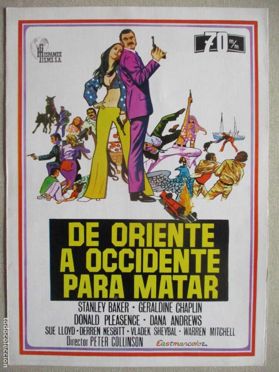 Cine: DE ORIENTE A OCCIDENTE PARA MATAR. GUIA ORIGINAL ESTRENO. PEDIDO MINIMO EN GUIAS 10 EUROS.