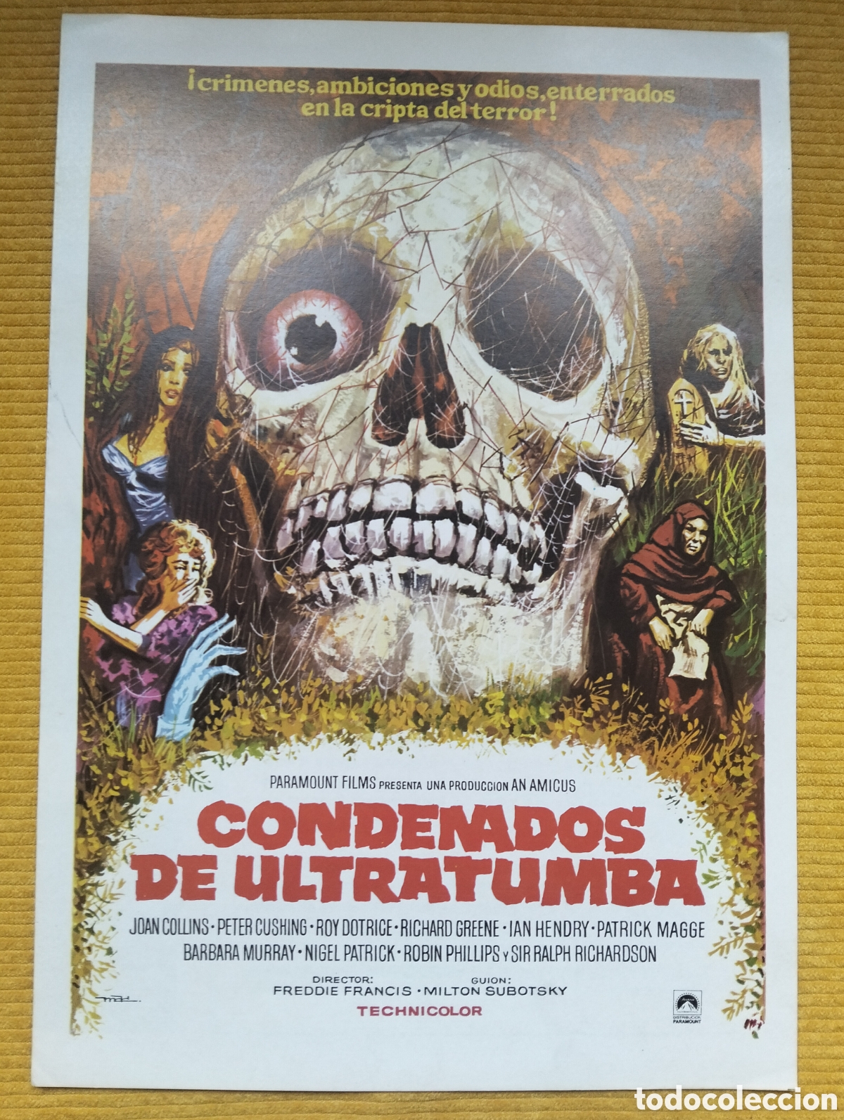 Kino: CONDENADOS DE ULTRATUMBA - JOAN COLLINS - PERTER CUSHING - GUIA DE CINE ORIGINAL J55