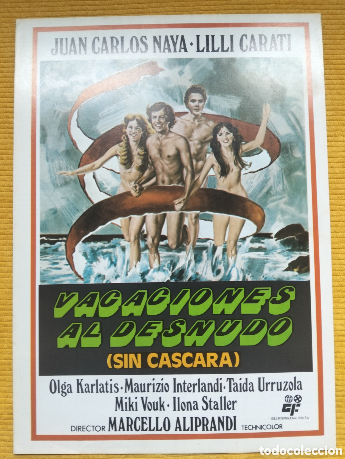 Cin&eacute;ma: VACACIONES AL DESNUDO - JUAN CARLOS NAYA - LILI CARATI - GUIA DE CINE ORIGINAL J55