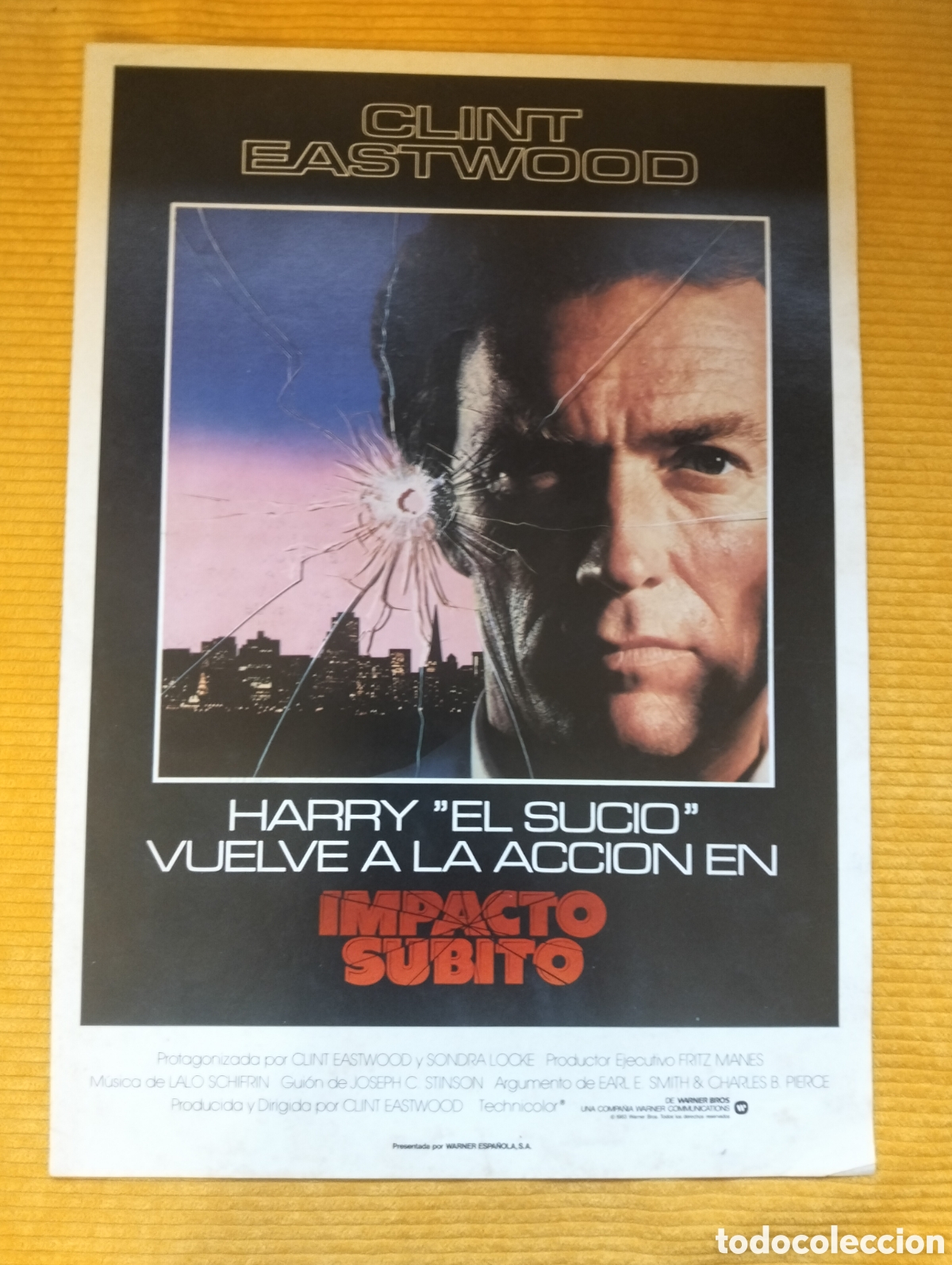 Kino: IMPACTO SUBITO - CLINT EASTWOOD - GUIA DE CINE ORIGINAL J55