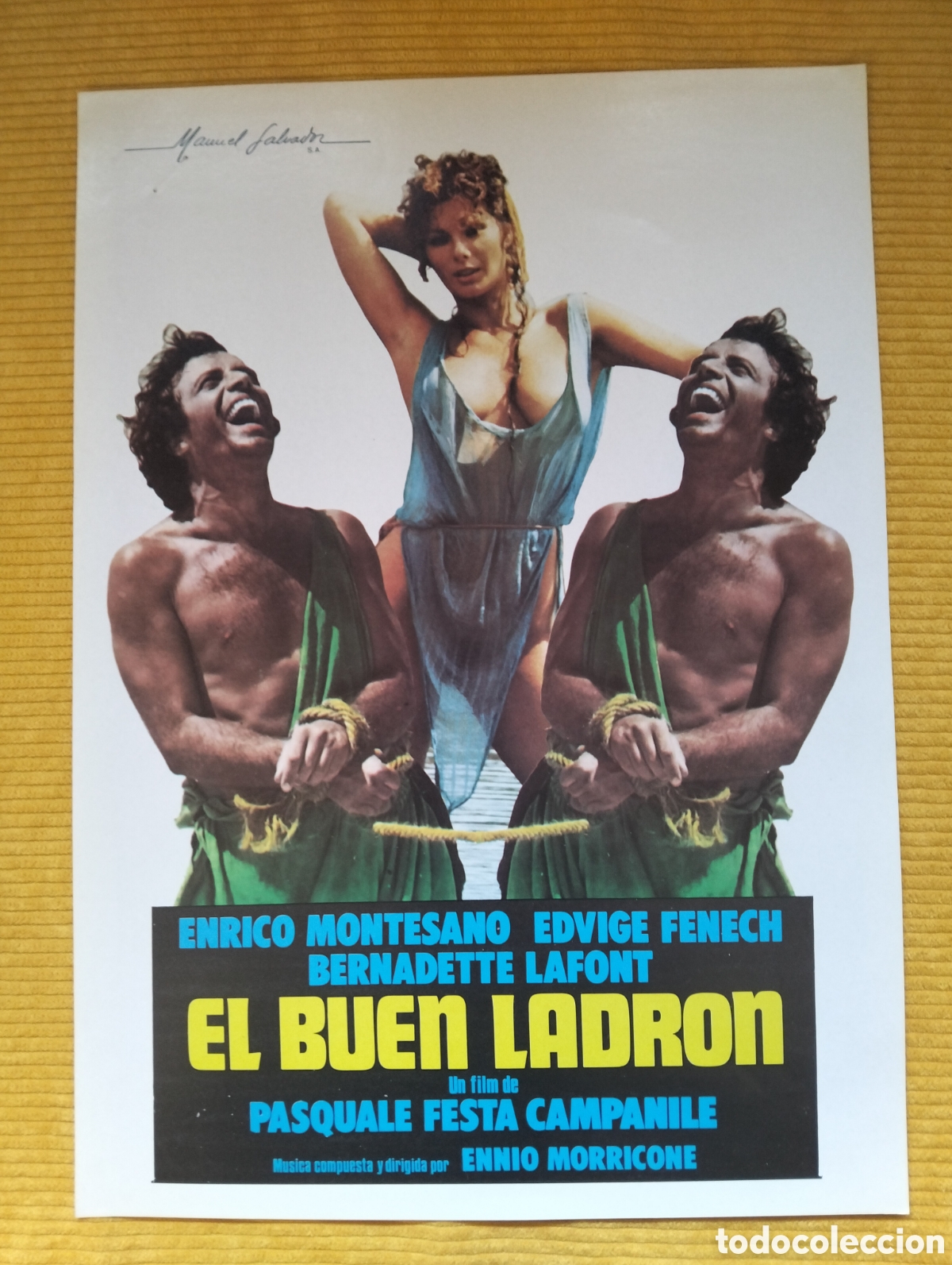 Cinema: EL BUEN LADRON - ENRICO MONTESANO - GUIA DE CINE ORIGINAL - J56