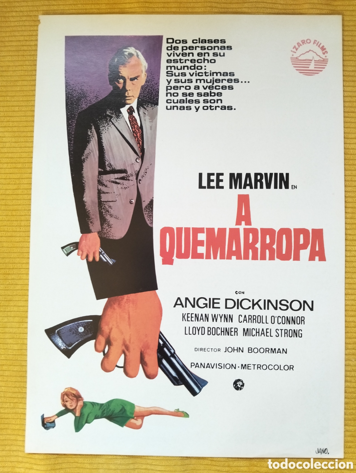 Cine: A QUEMARROPA LEE MARVIN GUIA DE CINE ORIGINAL - J57