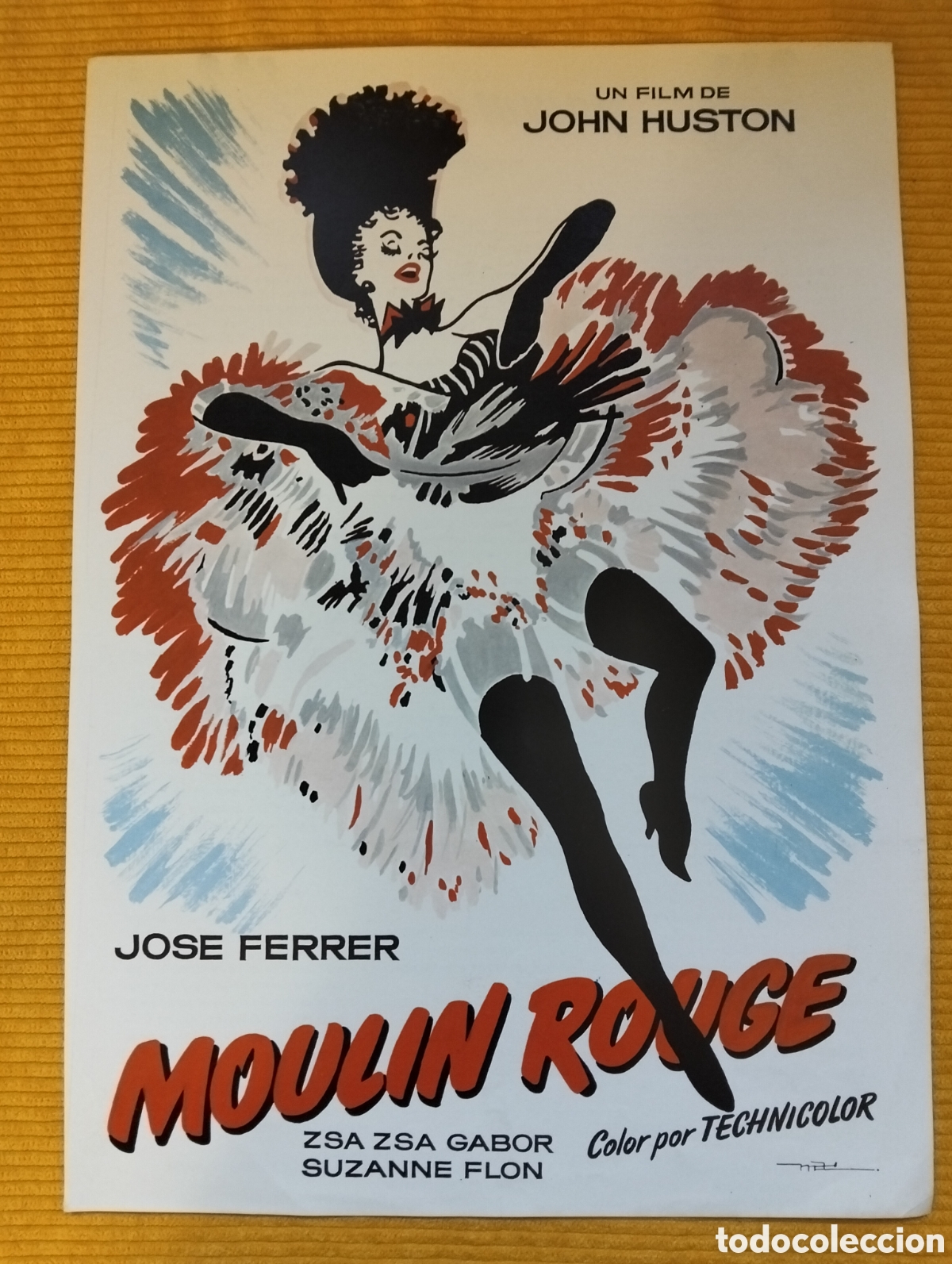 Kino: MOULIN ROUGE JOSE FERRER JOHN HUSTON GUIA DE CINE ORIGINAL - J57