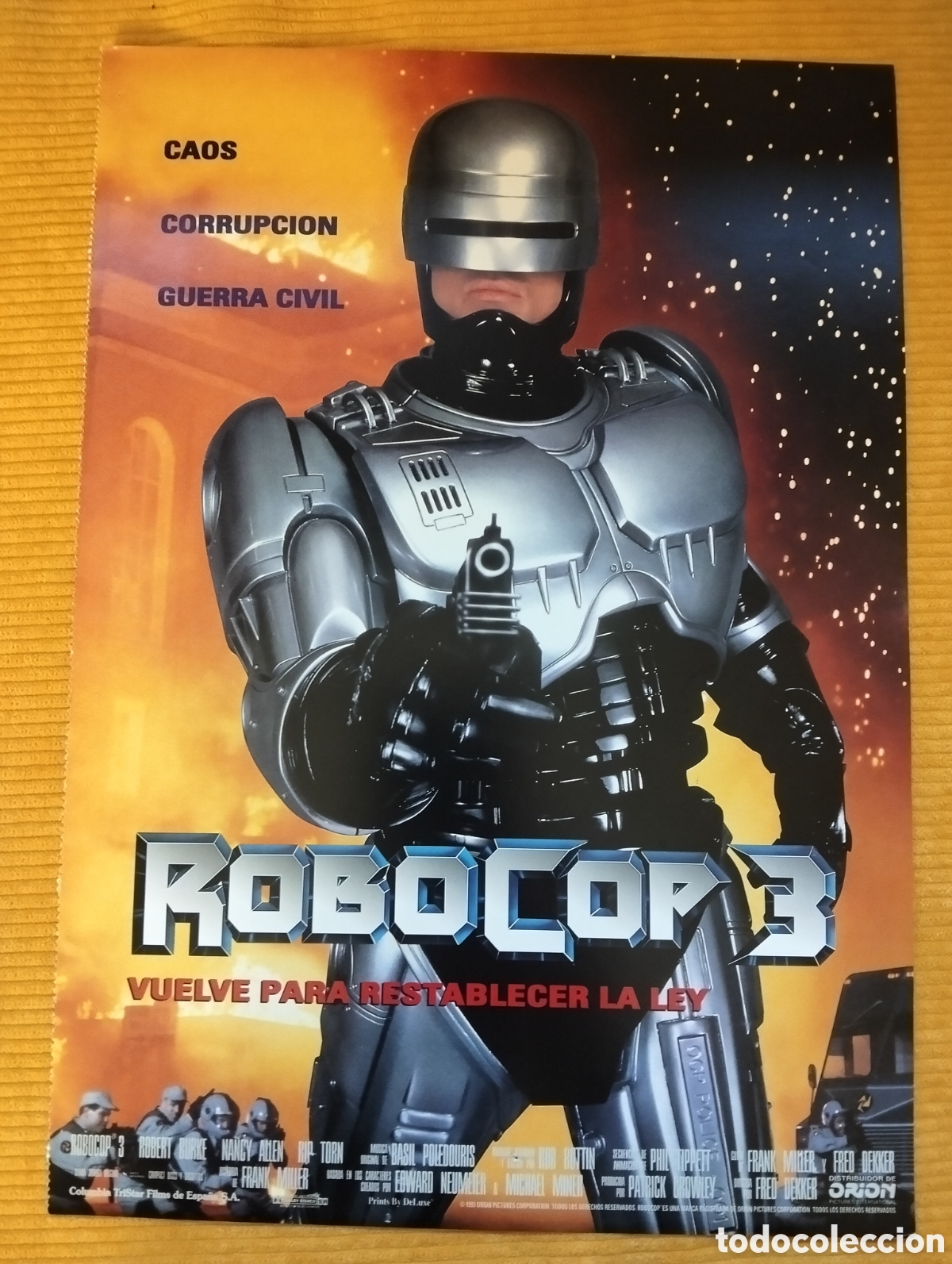 Cine: ROBOCOP 3 GUIA DE CINE ORIGINAL - J57