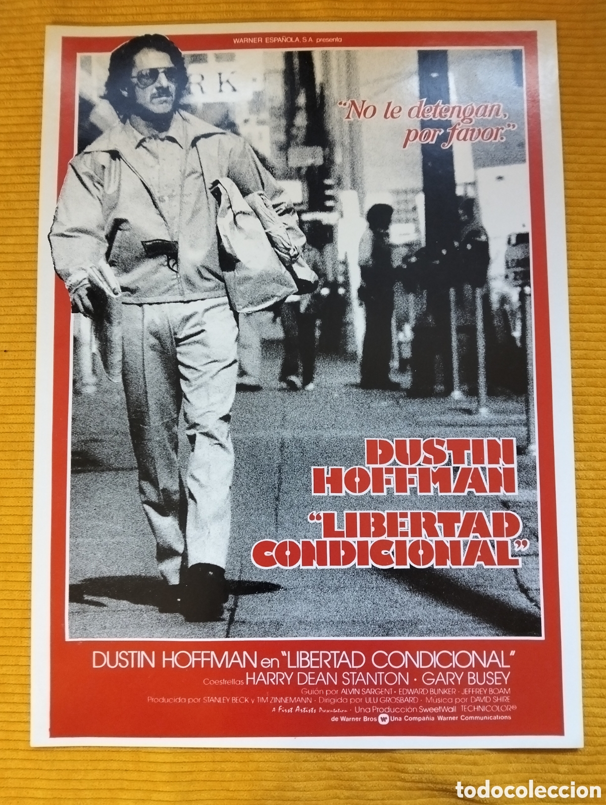 Cine: LIBERTAD CONDICIONAL DUSTIN HOFFMAN GUIA DE CINE ORIGINAL - J57