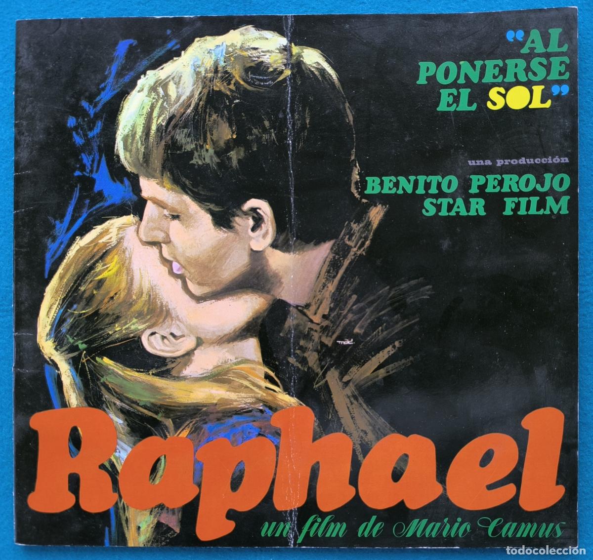 Cinema: RW GUIA DE PUBLICIDAD CINE RAPHAEL AL PONERSE EL SOL GUIA DE PUBLICIDAD DE LA PELICULA G597