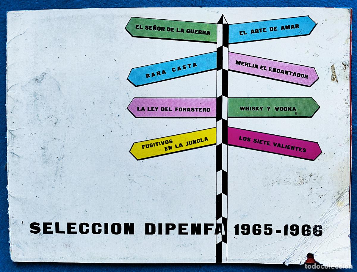 Cine: RW GUIA PUBLICITARIA CINE SELECCION DIPENFA 1965 1966 G604