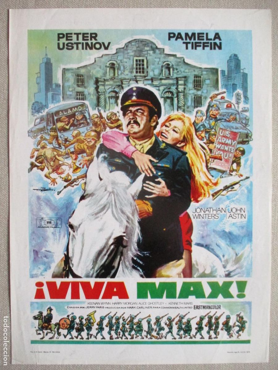 Cine: &iexcl;VIVA MAX!. GUIA ORIGINAL ESTRENO. PEDIDO MINIMO EN GUIAS 10 EUROS.