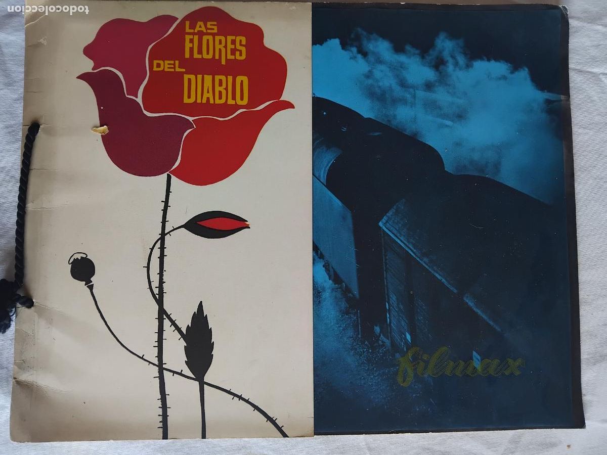 Cinema: LAS FLORES DEL DIABLO. GUIA PUBLICITARIA DE LA PELICULA.
